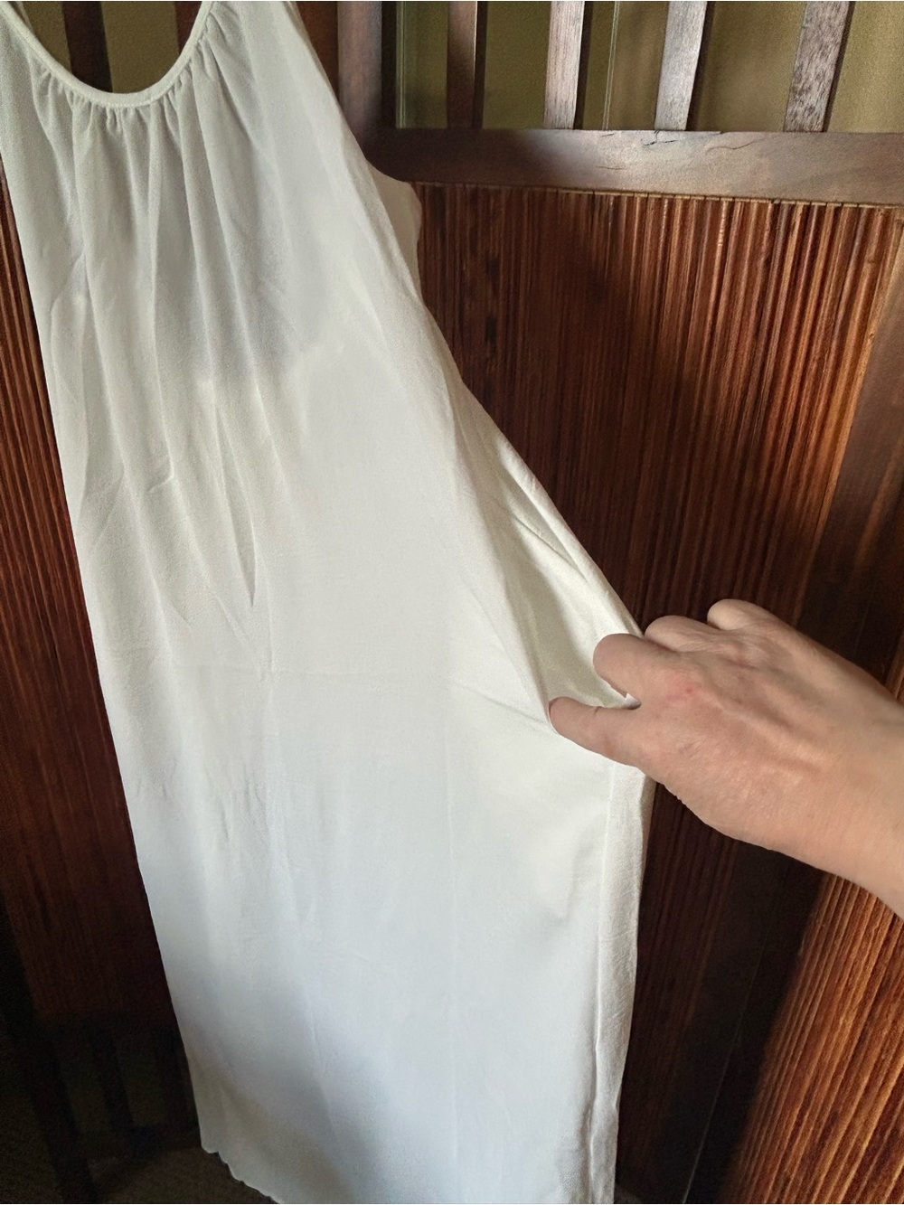 9seed “Tulum” off white Maxi 100% Cotton Gauze, Retail $189, Boho vibe. NWOT - Picture 3 of 8